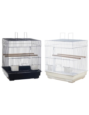 A and E Cages Flat Top Cage (2) Black and (2) White 18in X 14in 4pk