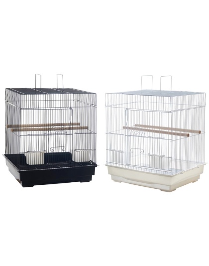 A and E Cages Flat Top Cage (2) Black and (2) White 18in X 14in 4pk