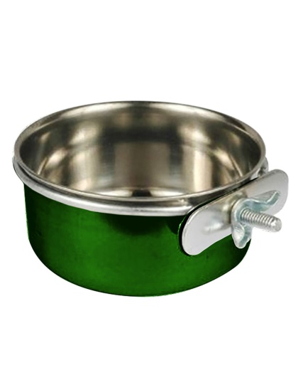 A and E Cages Coop Cup with Ring and Bolt Green 10oz