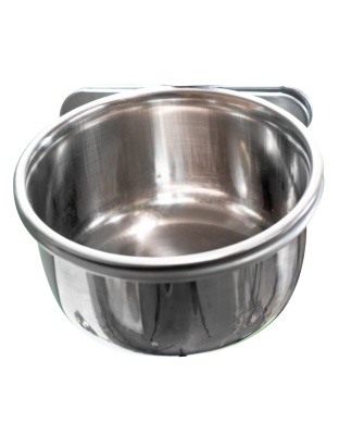 A and E Cages Coop Cup with Ring and Bolt Stainless Steel 5oz