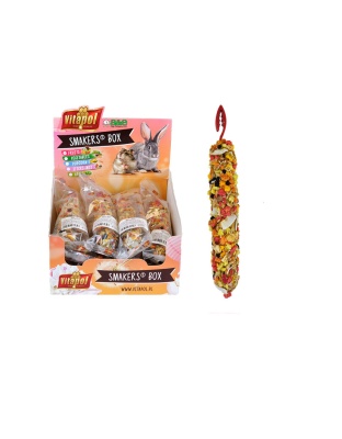 A and E Cages Vitapol Smakers Small Animal Treat Stick Fruit; 12ea-12 Ct Display Box