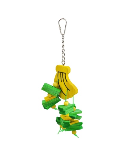 A & E Cages Banana Bird Toy 1ea