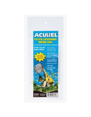 Acurel Filter Lifeguard Media Bag White 1ea/3 In X 8 in