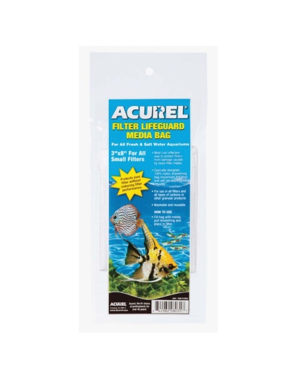 Acurel Filter Lifeguard Media Bag White 1ea/3 In X 8 in