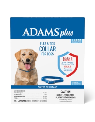 Adams Plus Flea & Tick Collar for Dogs, Large 1ea/Large