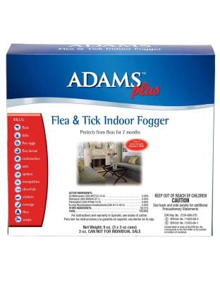 Adams Plus Flea & Tick Indoor Fogger 1ea/3 pk, 3 oz.