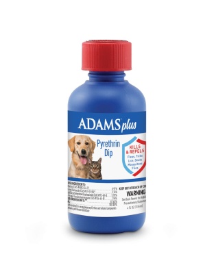 Adams Plus Pyrethrin Dip Clear 1ea/4 fl oz.