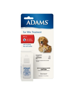 Adams Ear Mite Treatment Clear 1ea/0.5 fl oz.
