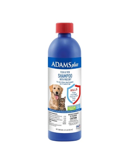 Adams Plus Flea & Tick Shampoo with Precor 1ea/12 fl oz.
