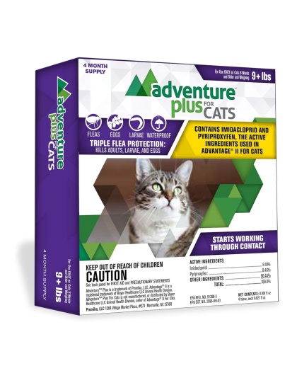 Adventure Plus For Cats > 9 Lb-4 Pk