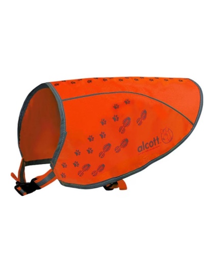 Alcott Visibility Dog Vest Orange Large