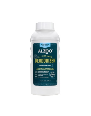 Alzoo Mineral-Based Litter Deodorizer Ocean Breeze 26.6oz.