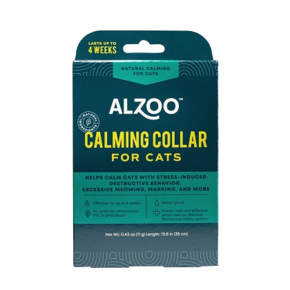 Alzoo Plant-Based Calming Collar Cat 13.8in.