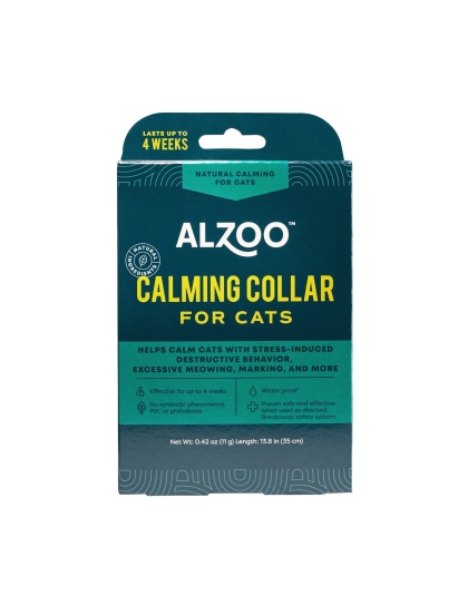 Alzoo Plant-Based Calming Collar Cat 13.8in.