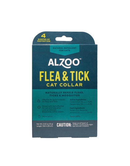 Alzoo Plant Based Flea & Tick Squeeze-On Cat