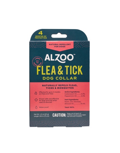 Alzoo Plant-Based Flea & Tick Collar Large Dog 29.5In.