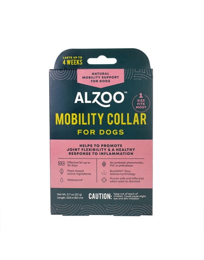 Alzoo Plant-Based Mobility Collar For Dogs 23.6In.