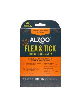 Alzoo Plant Based Flea & Tick Collar Medium Dog 26.6In.