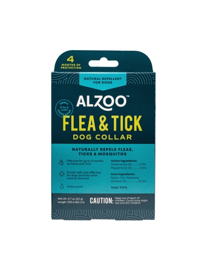 Alzoo Plant Based Flea & Tick Collar Small Dog 23.6In.