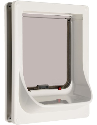Ani Mate Electromagnetic Door White/Clear 1ea/SMall Dog/Large Cat