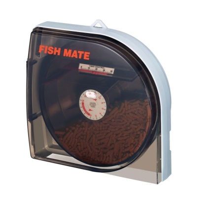 Ani Mate Automatic Pond Fish Feeder Black 1ea