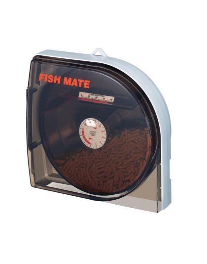 Ani Mate Automatic Pond Fish Feeder Black 1ea