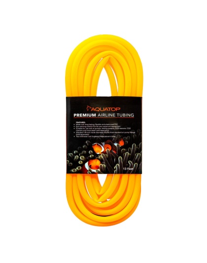 Aquatop Airline Tubing Neon Orange, 1ea/13 ft