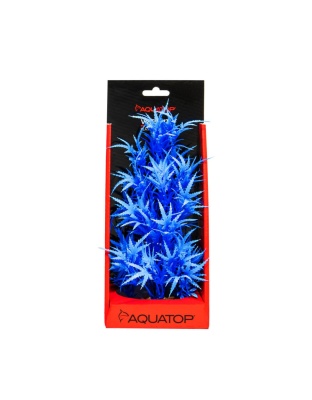 Aquatop Aquatop Vibrant Fluorescent Cannabis Plant Blue, 1ea/10 in
