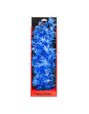 Aquatop Aquatop Vibrant Fluorescent Cannabis Plant Blue, 1ea/16 in