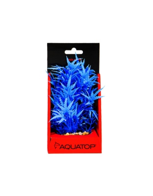 Aquatop Aquatop Vibrant Fluorescent Cannabis Plant Blue, 1ea/6 in