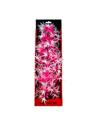 Aquatop Aquatop Vibrant Fluorescent Cannabis Plant Pink Frost, 1ea/16 in