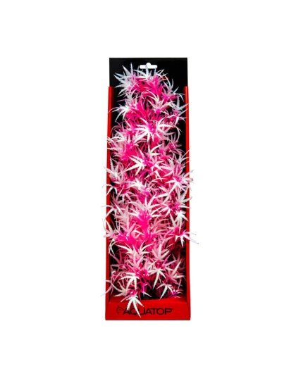 Aquatop Aquatop Vibrant Fluorescent Cannabis Plant Pink Frost, 1ea/16 in