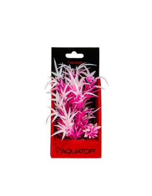 Aquatop Aquatop Vibrant Fluorescent Cannabis Plant Pink Frost, 1ea/6 in