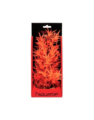 Aquatop Aquatop Vibrant Fluorescent Cannabis Plant Red, 1ea/10 in