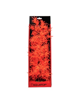 Aquatop Aquatop Vibrant Fluorescent Cannabis Plant Red, 1ea/16 in