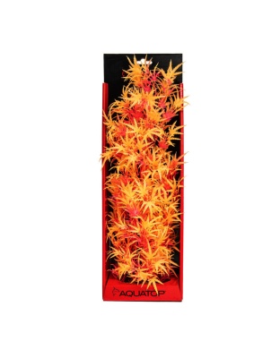 Aquatop Aquatop Vibrant Fluorescent Cannabis Plant Tangerine, 1ea/16 in