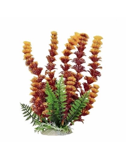 Aquatop Cabomba Aquarium Plant with Weighted Base Fire 1ea/12 in