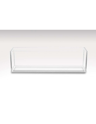 Aquatop High Clarity Bookshelf Style Aquarium Clear 1ea/12 gal, 8X35X10 in