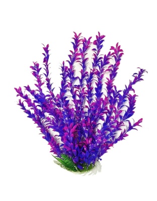 Aquatop Hygro Aquarium Plant with Weighted Base Pink, Purple 1ea/20 in
