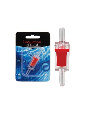 Aquatop Check Valve/Air Filter Red, Clear 1ea/2 in