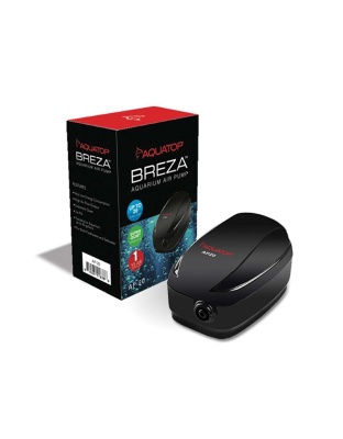 Aquatop BREZA AP-20 Aquarium Air Pump Up to 20gal Black 1ea