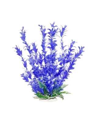 Aquatop Bacopa Aquarium Plant with Weighted Base Blue, White 1ea/12 in