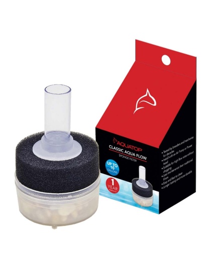 Aquatop Classic Aqua Flow CAF-10 Internal Sponge Filter Black 1ea
