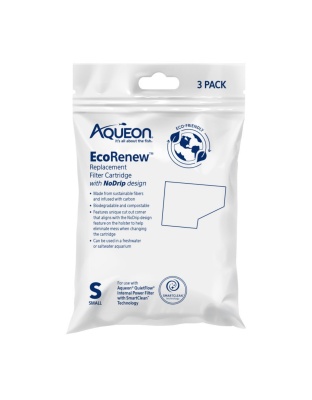 Aqueon Ecorenew Filter Cartridges 1ea/Small 3 Pk