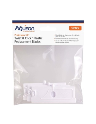 Aqueon ProScraper 3.0â„¢ Twist & Clickâ„¢ Plastic Replacement Blades 1ea/One Size