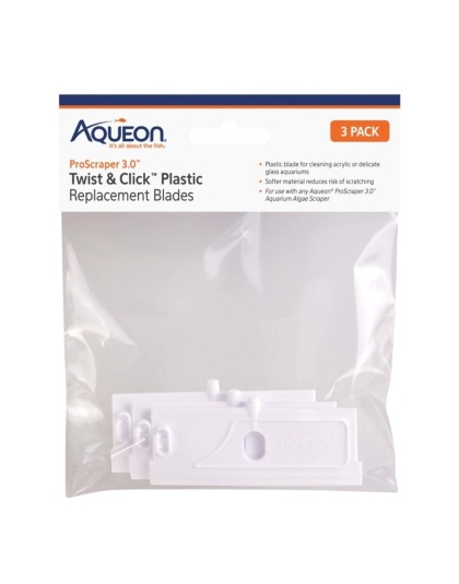 Aqueon ProScraper 3.0â„¢ Twist & Clickâ„¢ Plastic Replacement Blades 1ea/One Size