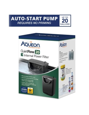 Aqueon QuietFlow E Internal Power Filter 1ea/Medium - 20 gal