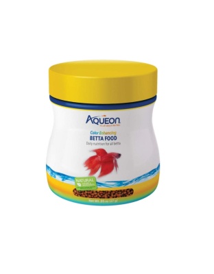 Aqueon Betta Food Color Enhancing 1ea/Floating Pellet, .95 oz