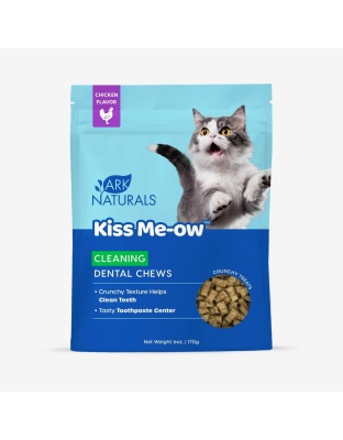Ark Naturals Cat Dental Chews Kiss Me-Ow Cleaning Chicken 6oz.