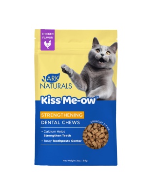 Ark Naturals Cat Dental Chews Kiss Me-Ow Strengthing Chicken 3oz.